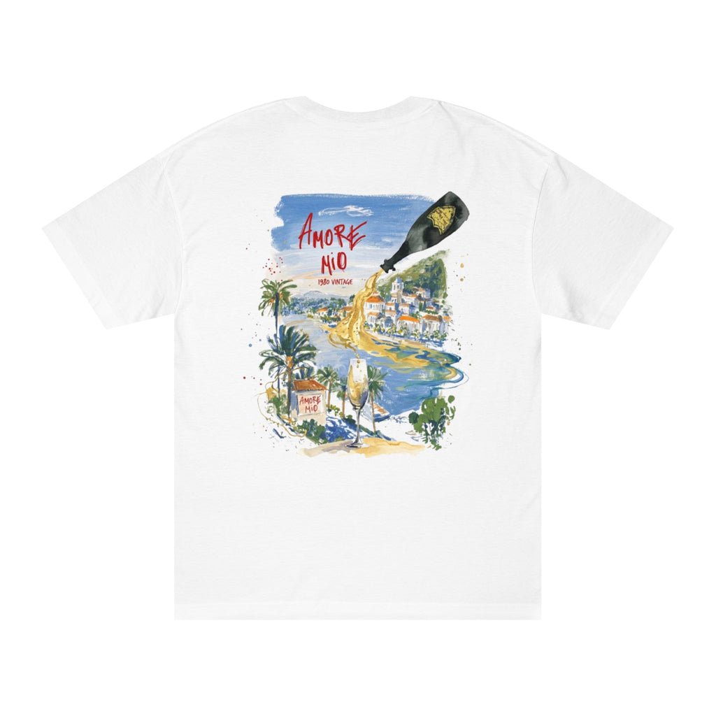 Tropical Coastal Graphic 'AMORE MIO' T‑Shirt