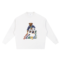 Knitted Round Neck Oversize Sweatshirt