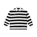 Color Block Stripe Polo Shirt
