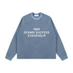 Unisex Vintage Wash Boxy  Waffle T-Shirt