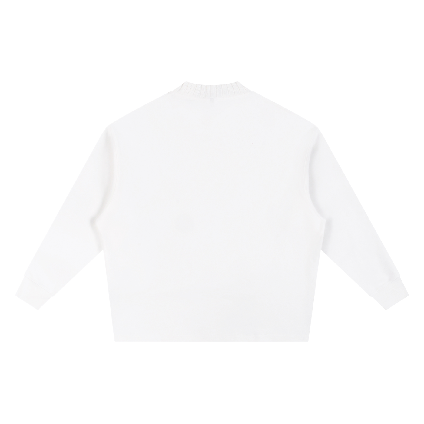 Knitted Round Neck Oversize Sweatshirt