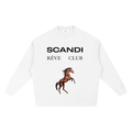 Knitted Round Neck Oversize Sweatshirt