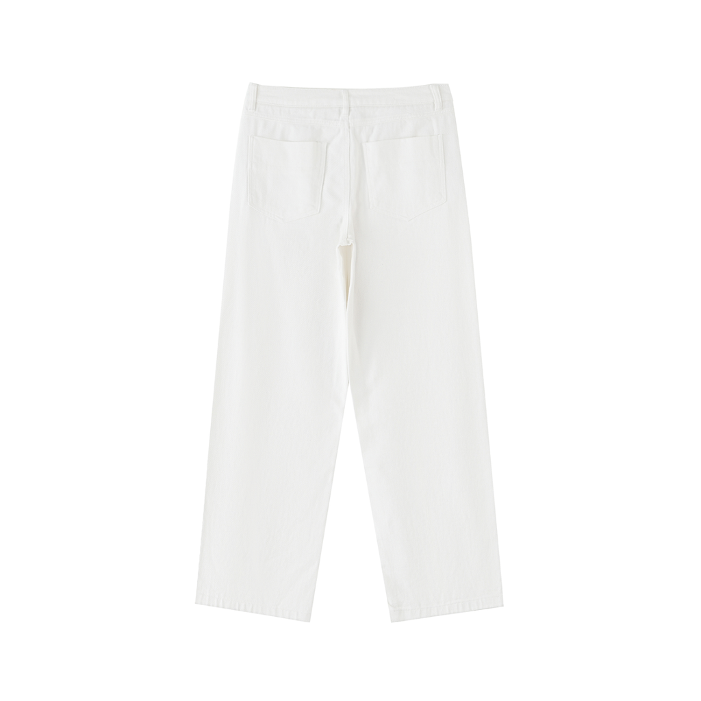 Oasis Relaxed White Jeans
