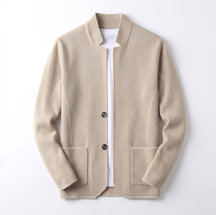 Kofta - Lättstickad kavaj/kofta för sommaren