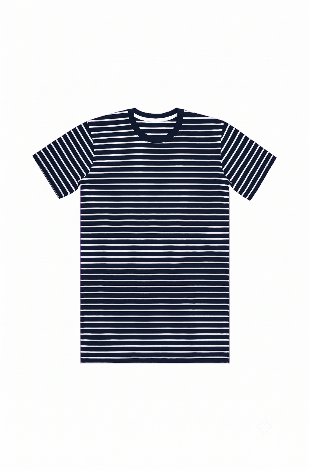 Navy White Stripe Tee