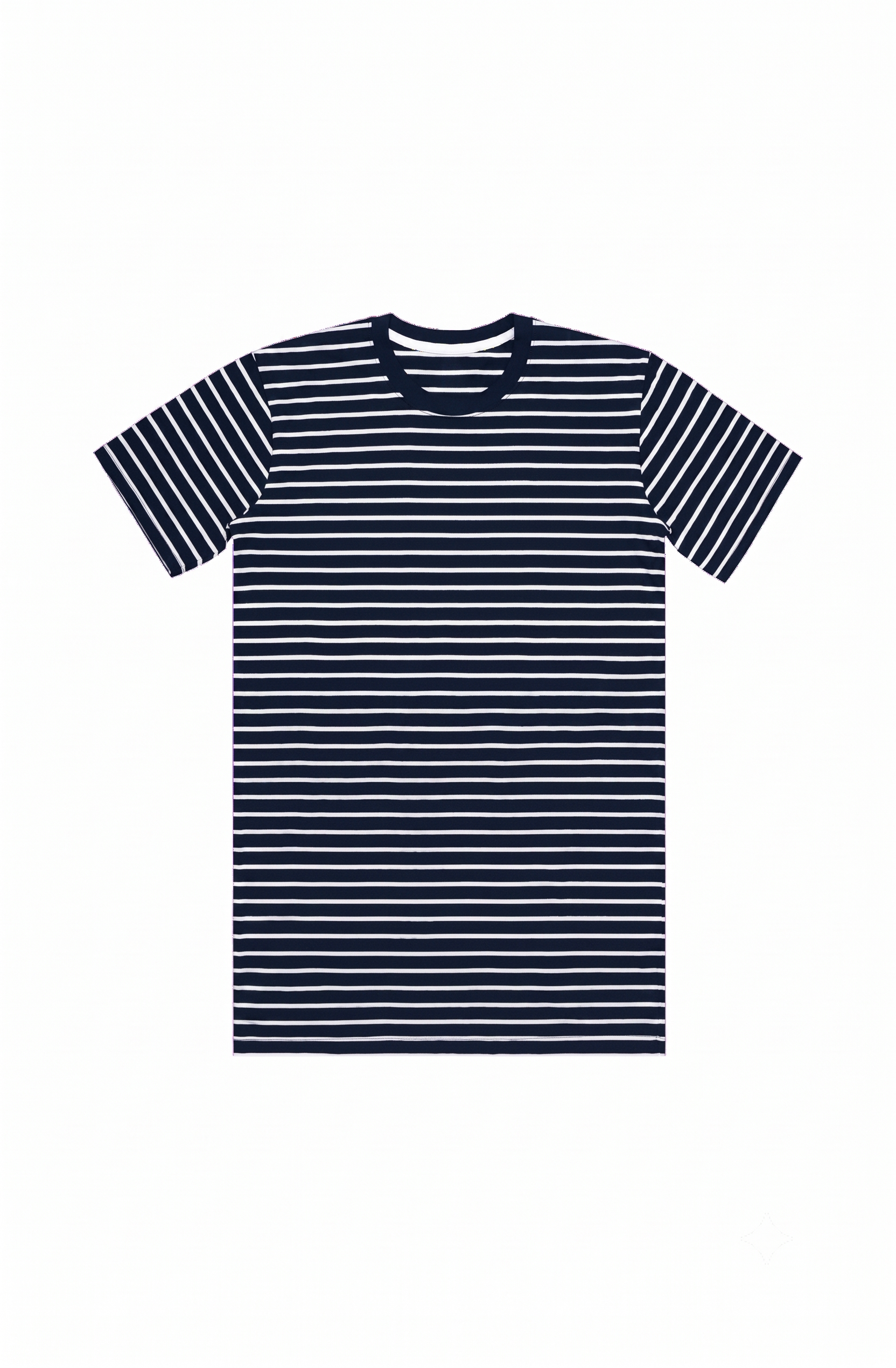 Navy White Stripe Tee