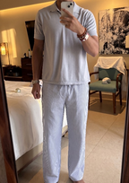 Riviera Striped Trousers