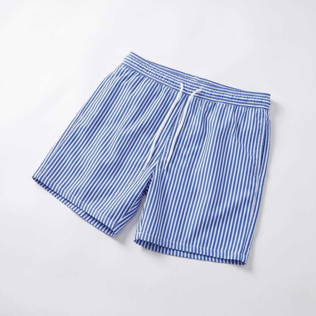 Swim Shorts - Striped with a Stylish Fit