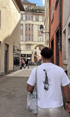 Champagne Bottle Sketch Tee