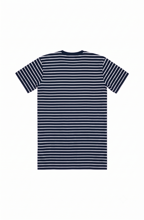 Navy White Stripe Tee