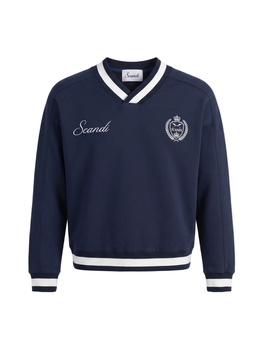 The Scandi Riviera V-Neck Pullover