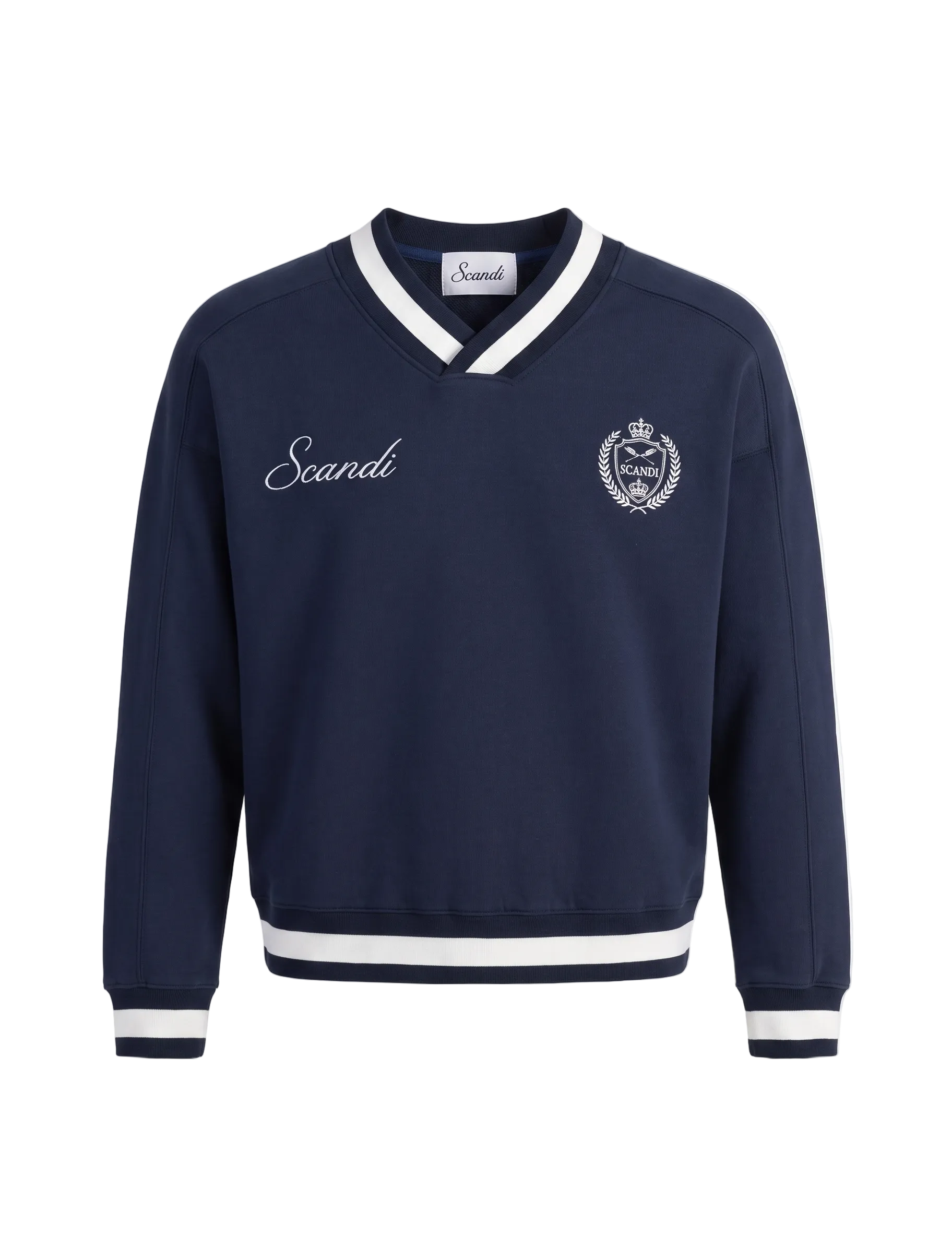 The Scandi Riviera V-Neck Pullover