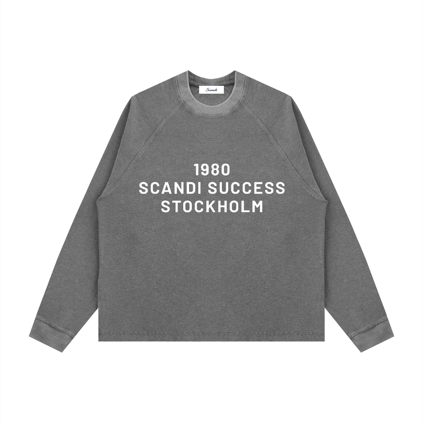 Unisex Vintage Wash Boxy  Waffle T-Shirt