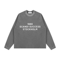 Unisex Vintage Wash Boxy  Waffle T-Shirt