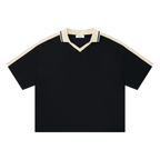 Unisex Color Block Polo Shirt
