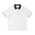 Contrast Collar Raglan Polo Shirt