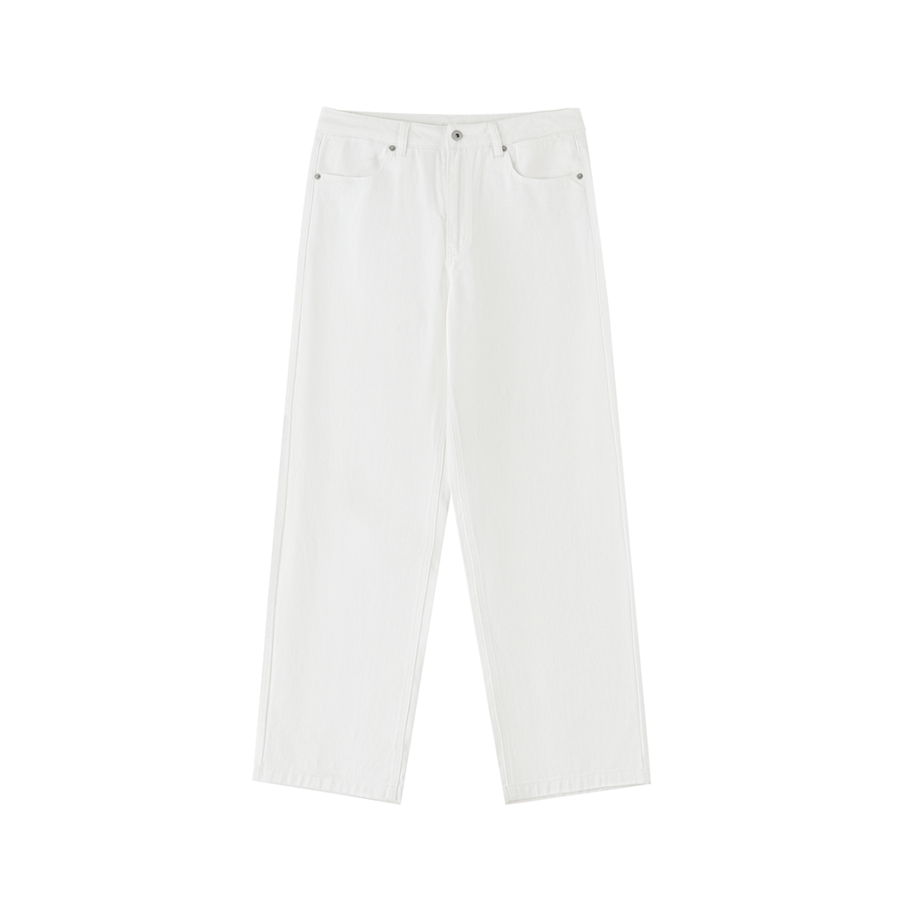 Oasis Relaxed White Jeans
