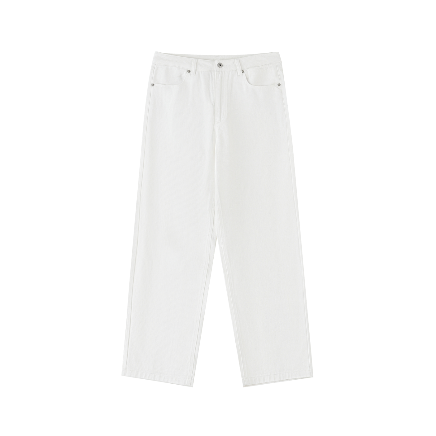 Oasis Relaxed White Jeans